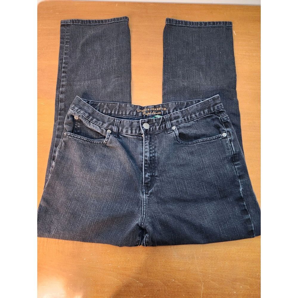 Lauren Ralph Lauren Black Jeans Womens Size 12  Excellent Used‎ Condition